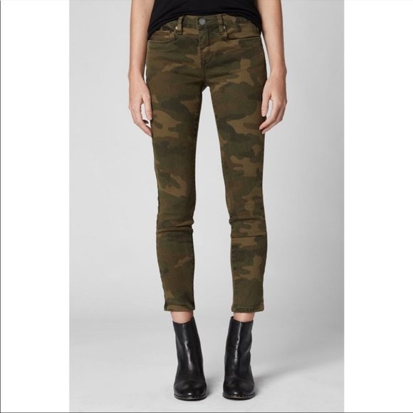 Blank NYC The Reade Skinny Crop Scout Pant Camoflauge Camo Print Jeans 29 - Picture 2 of 15